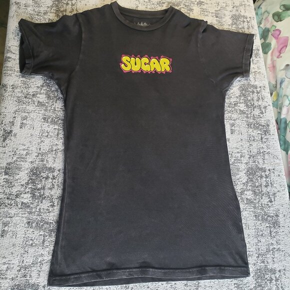 Tash Sultana Sugar Mushroom Rock Band tshirt Charcoal Black - Picture 4 of 9